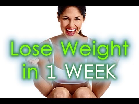 How To Lose Weight In A Week How To Lose Weight In A Week