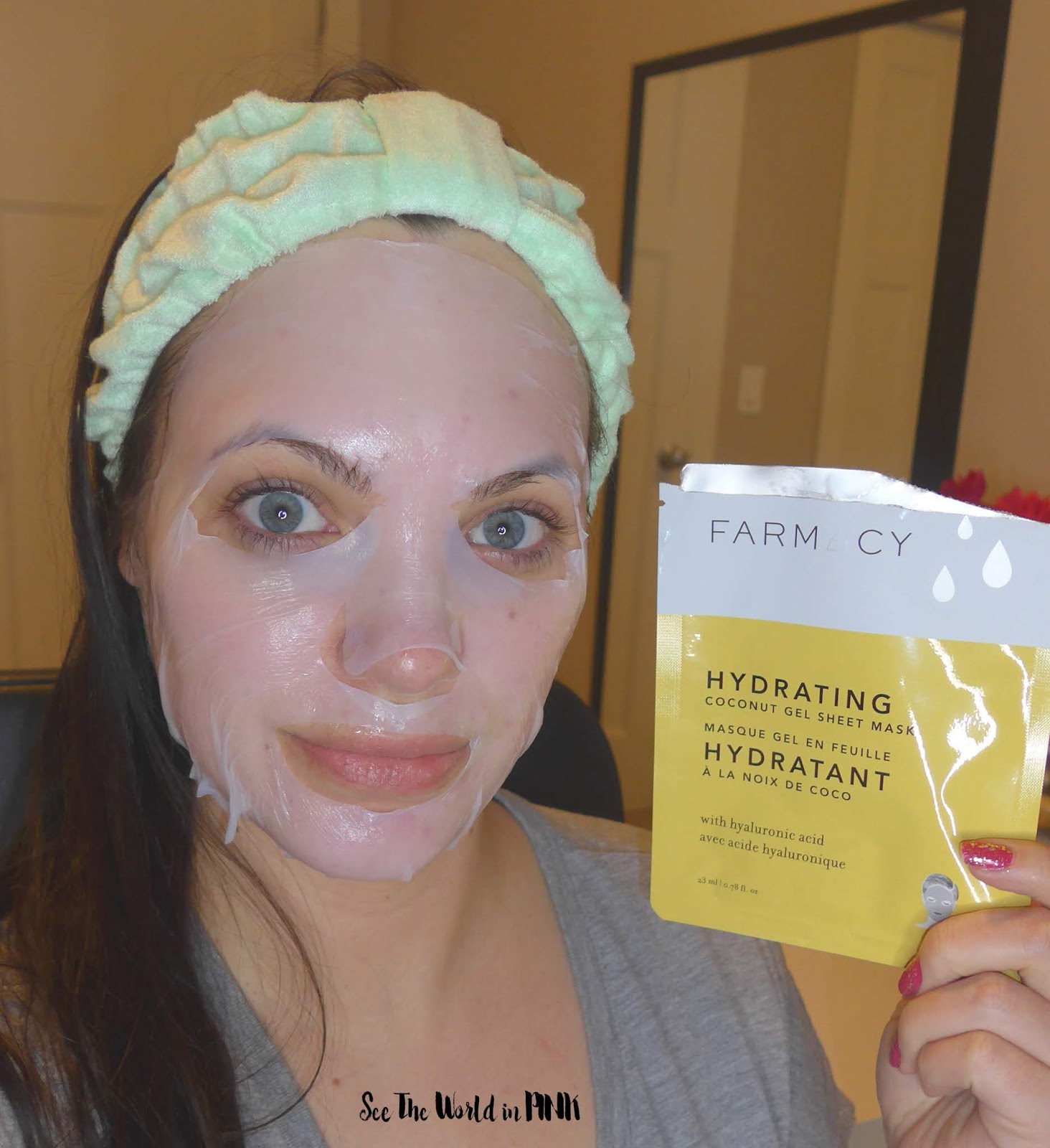 Mask Wednesday - Farmacy Hydrating Coconut Gel Mask | See the World in PINK