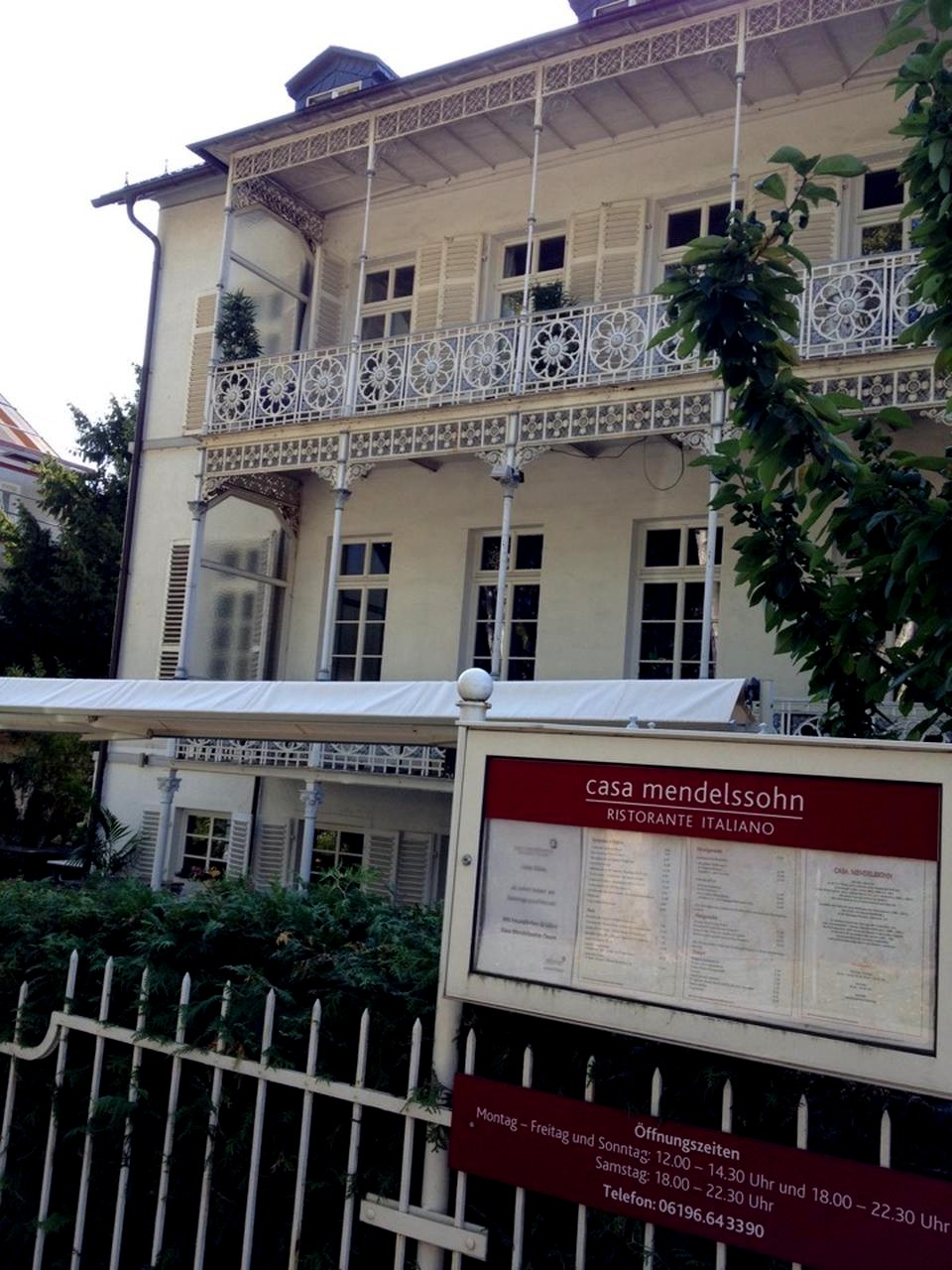 Good food, fine wine !: 317-Ristorante Italiano Casa Mendelssohn – Bad ...