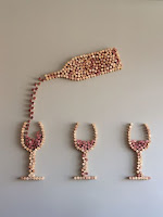 decoracion de vinos con corchos