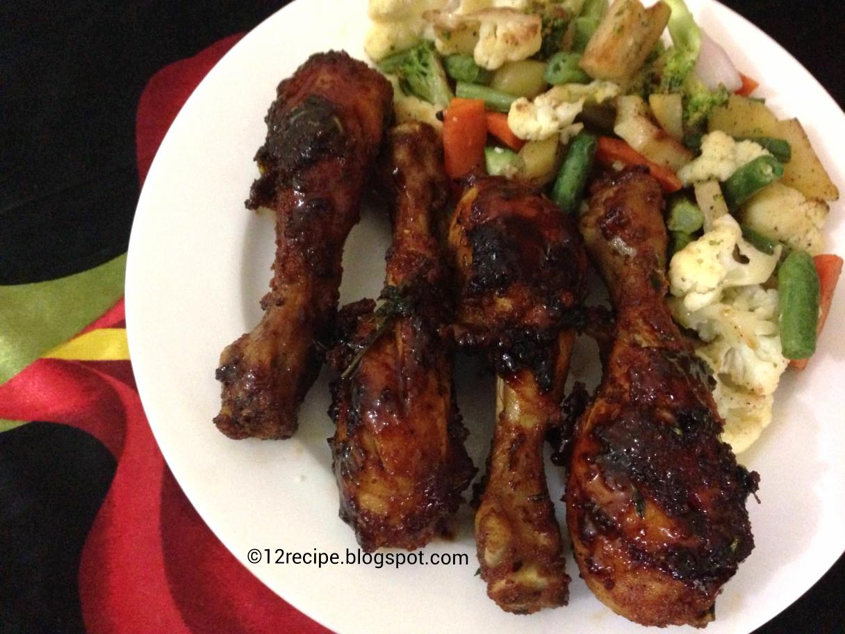 Sweet and Spicy Chicken Drumsticks Recipe Book