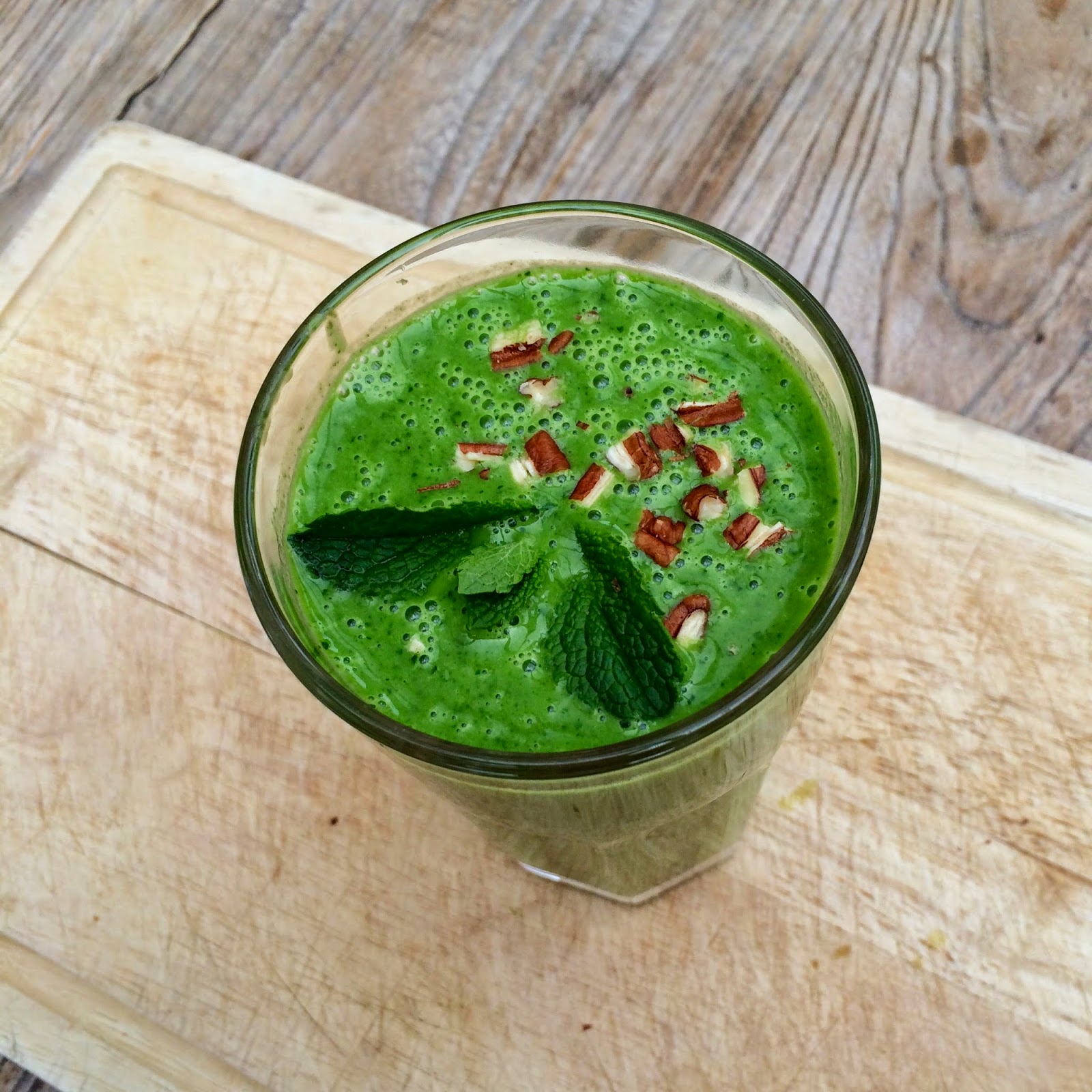 Mint and Spinach Power Smoothie (and so tasty!) Veggies 4 One