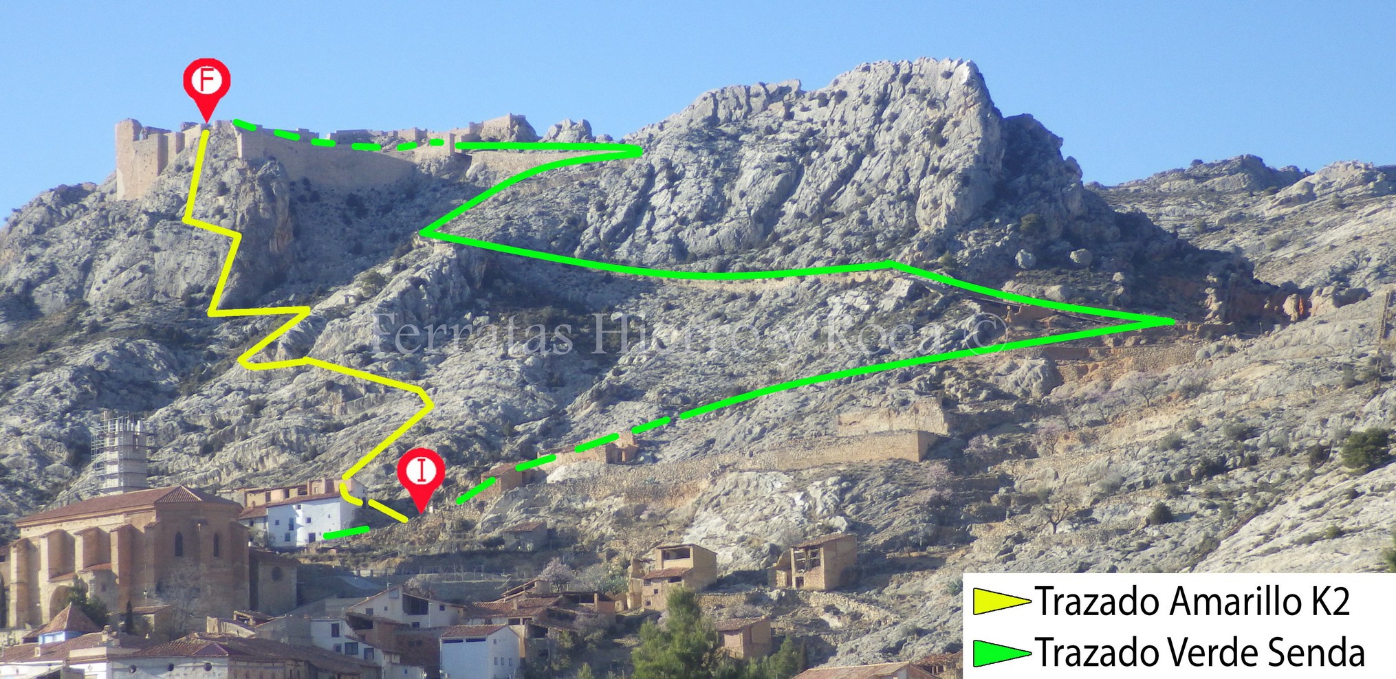 Foto de Vía Ferrata Castellote K2 en Castellote, Teruel