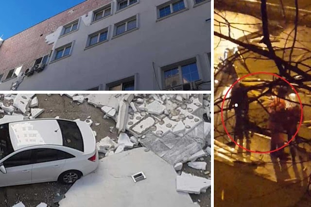 Dächer abgedeckt, Fassaden abgefallen - Schweres Unwetter in Skopje