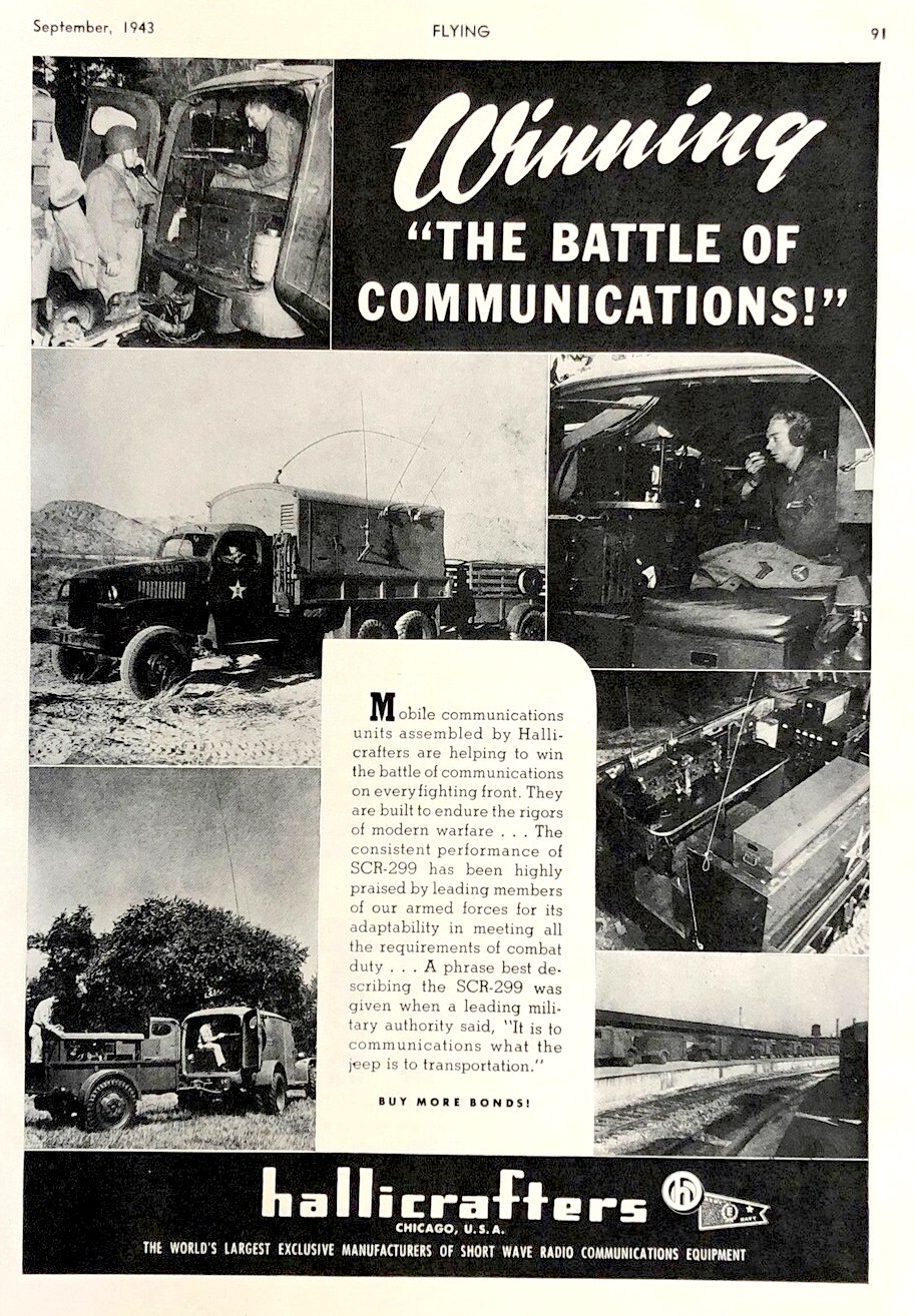 Mount Evelyn DX Report SHORTWAVE RADIO IN WORLD WAR 2 HALLICRAFTERS 1944