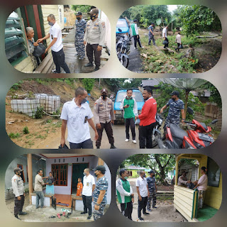 Melayu raya kecamatan Selayar bersinergi TNI/Polri salurkan bansos