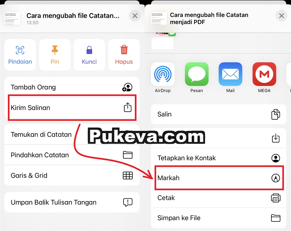 Cara Mengirim Catatan Di Iphone Dalam Bentuk Dokumen Pdf Pukeva