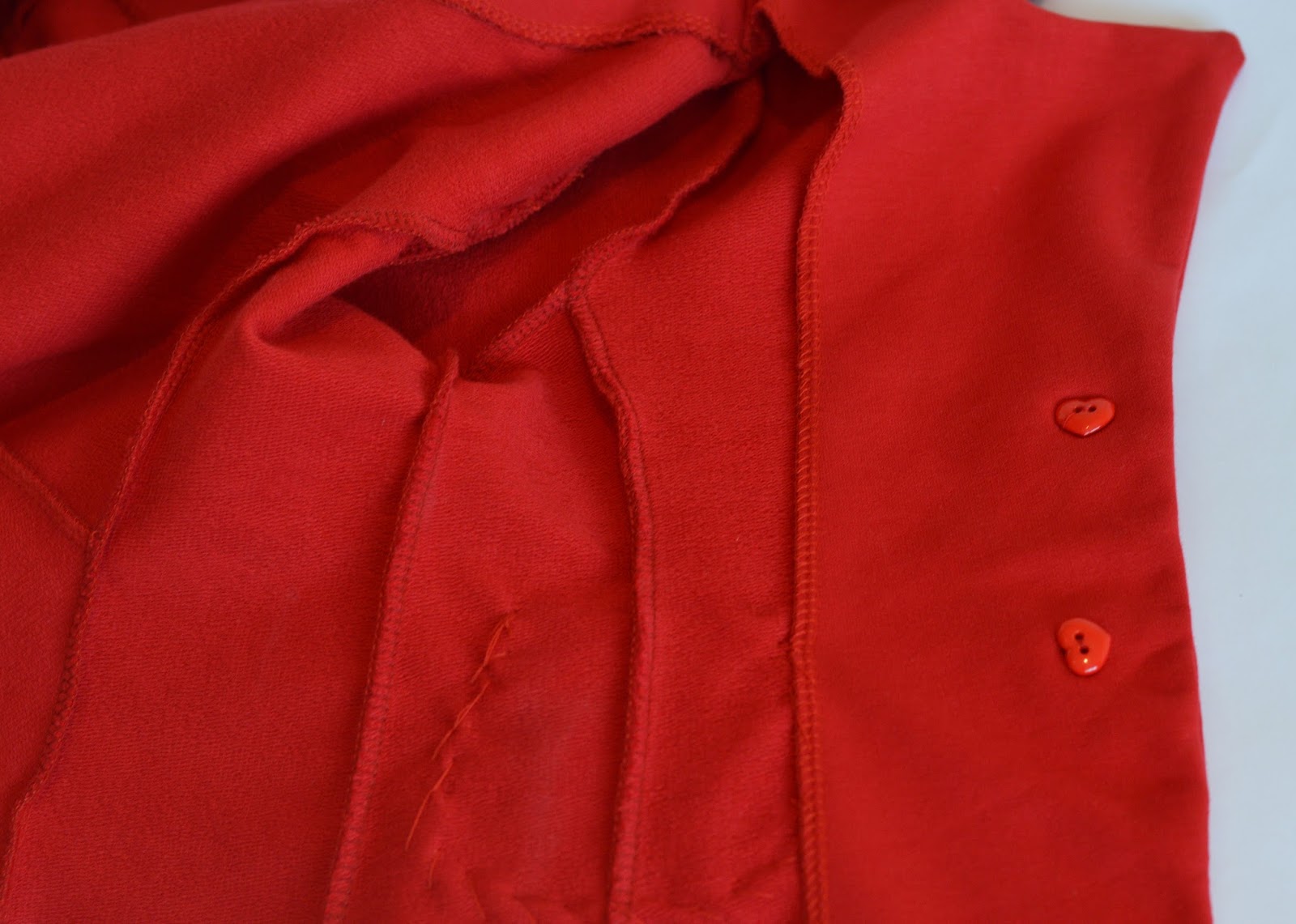 I believe I can sew...: Little lady in red - Ottobre jacket 4/2013#18 ...