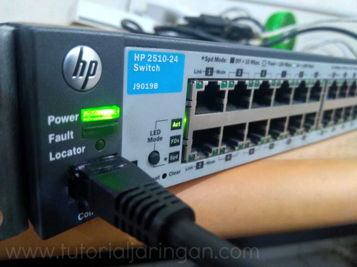 Tutorial Cara Konfigurasi Switch HP ProCurve 251024 Tutorial