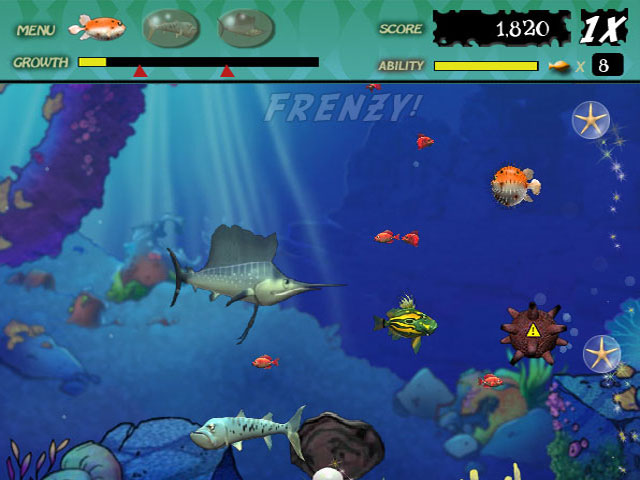 Игры на 2 есть рыбок. Рыбки feeding Frenzy. Feeding Frenzy Fisher игра на компьютер. Игра поедание рыбок. Игра где ешь рыб и растешь.
