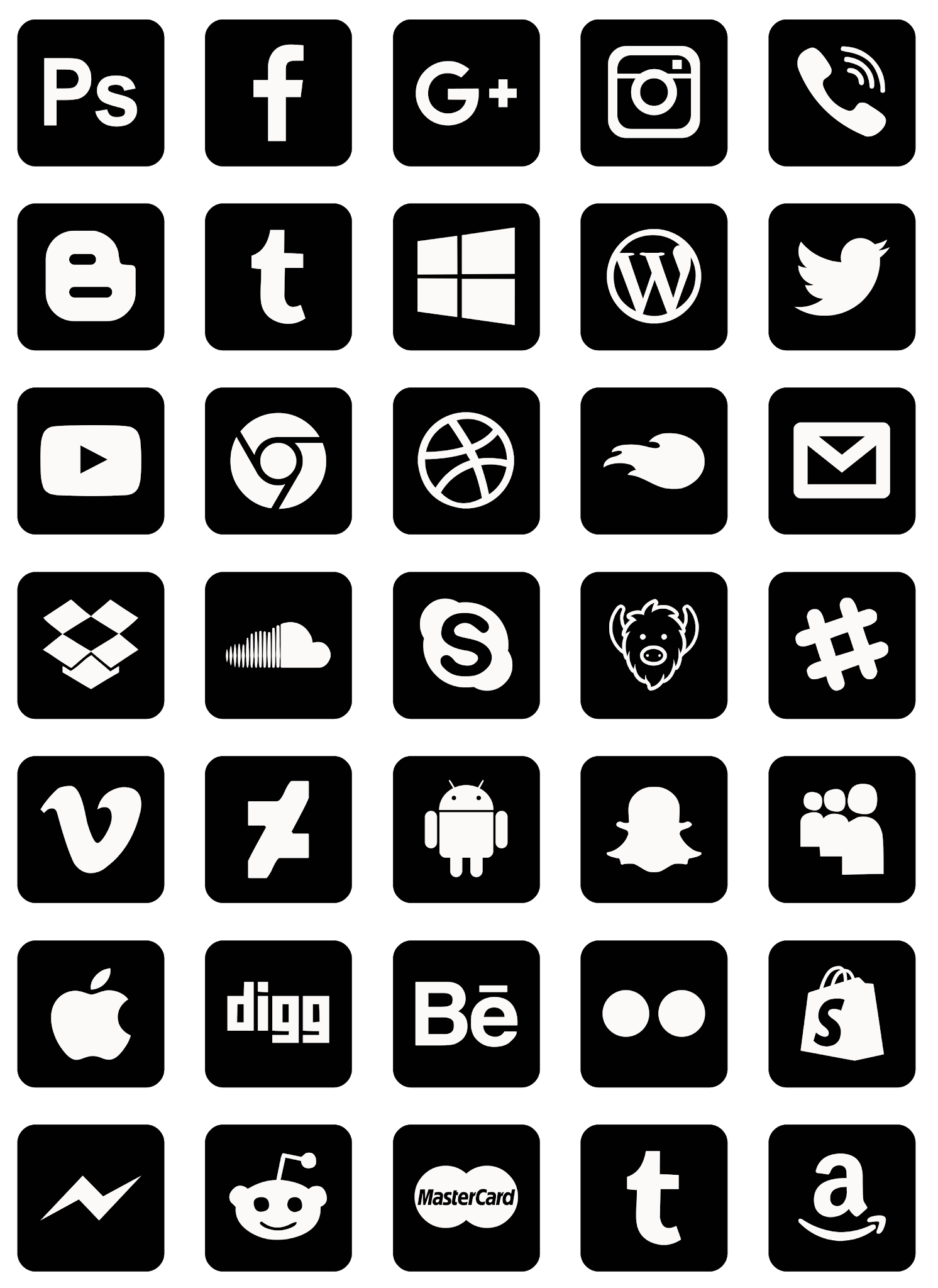 Icon Social Media Png