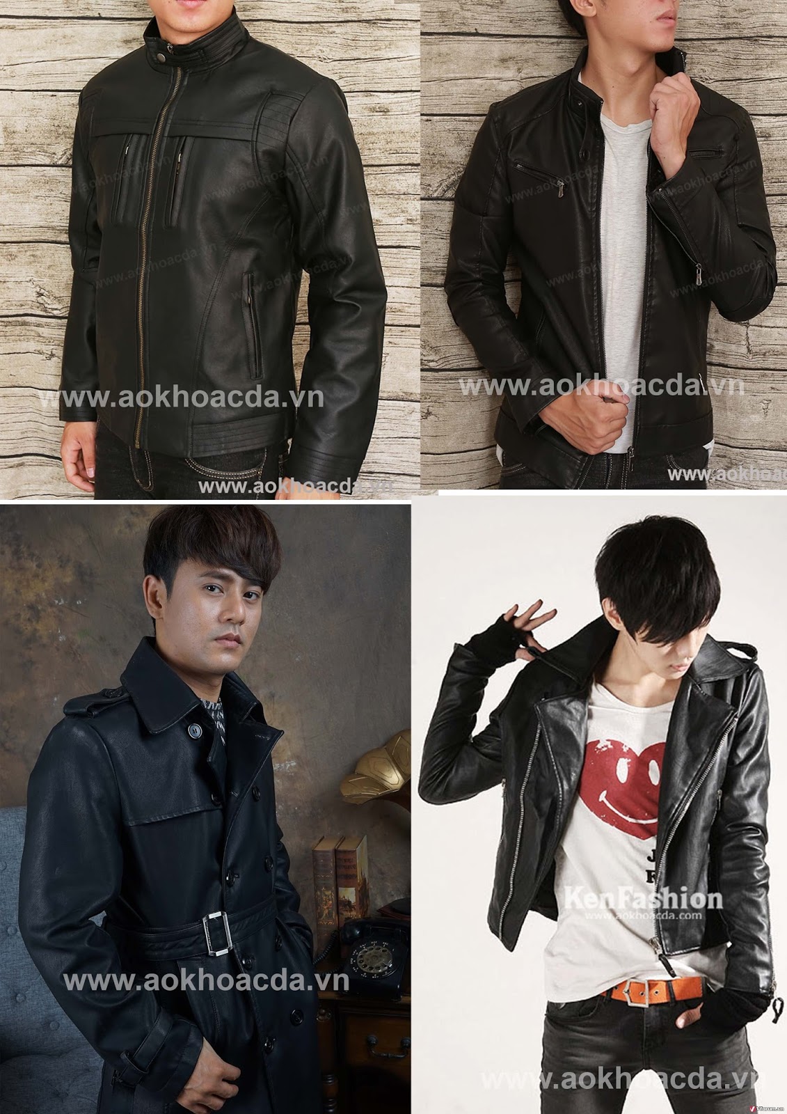 Thời trang nam: Bán áo khoác da và giày da thời trang dành cho nam tại tphcm A3