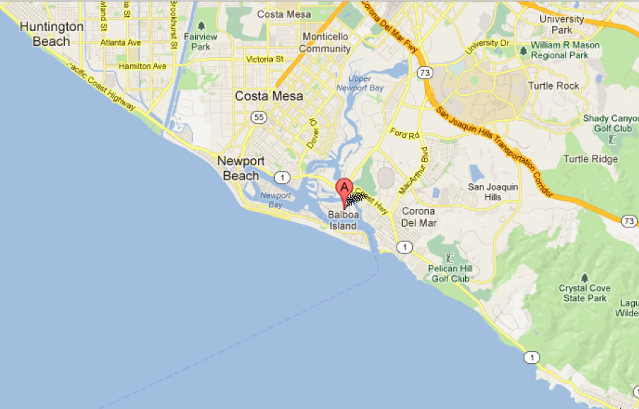 Balboa Island Mooring and Boat