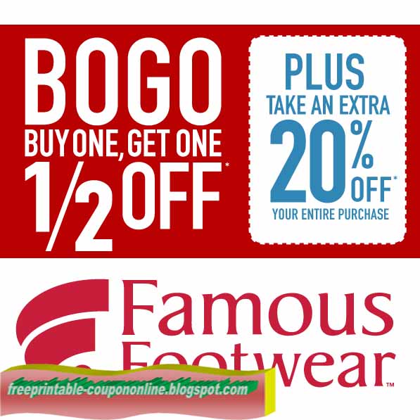 famous footwear coupons feb 2019