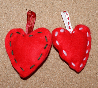 lightly enchanted: First Sewing - Felt Heart