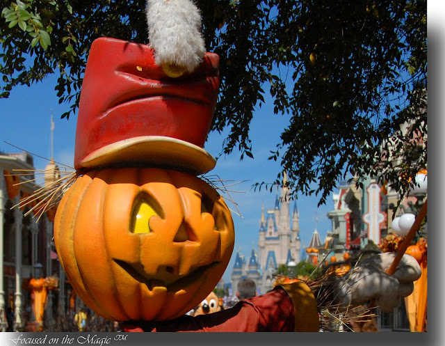 Disney Fall Display, Disney Pumpkin, Magic Kingdom, MNSSHP, Focused on the Magic