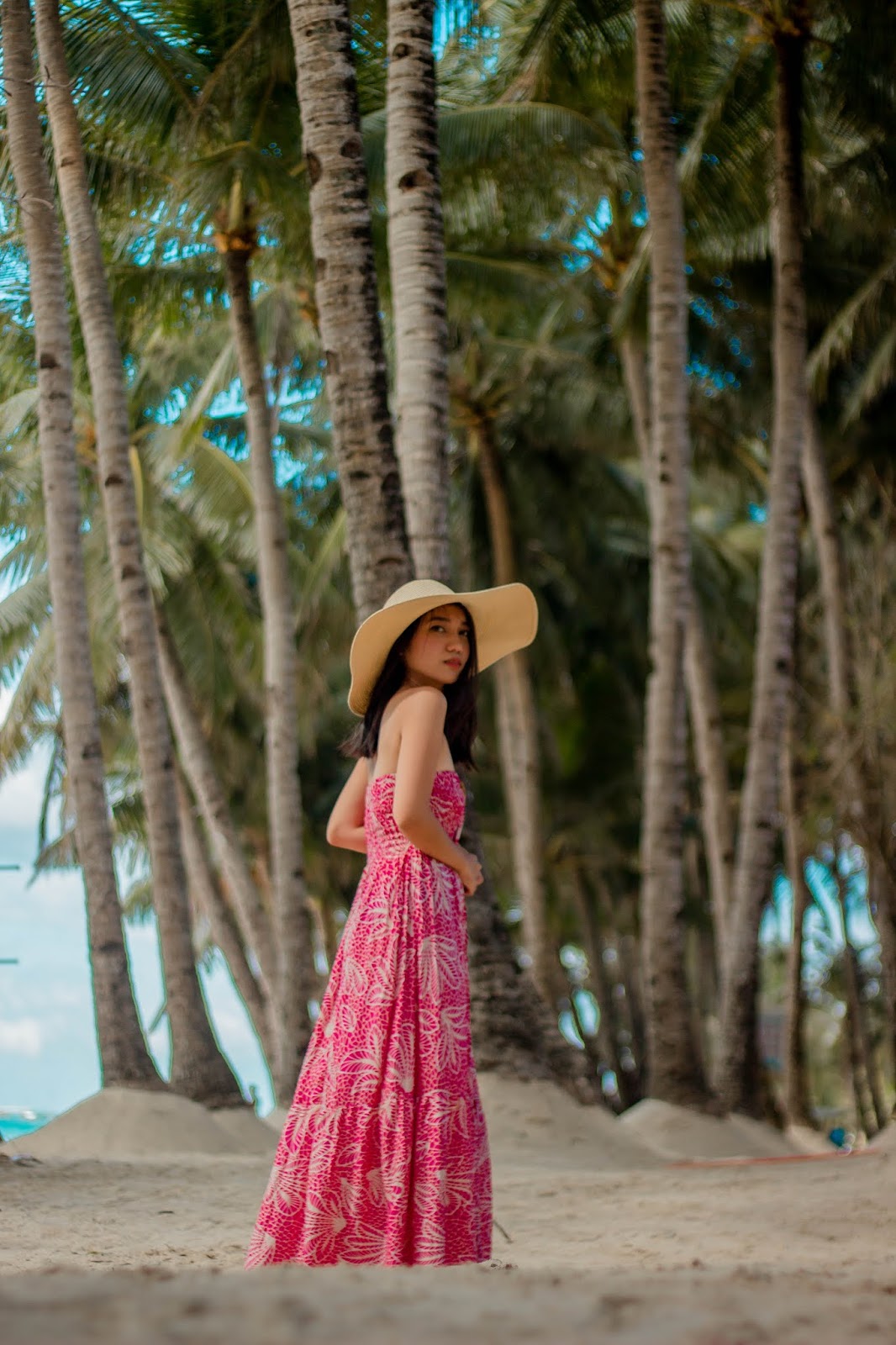 Beach Outfit Idea Wearing Maxi Dress at the Beach The Girl Behind