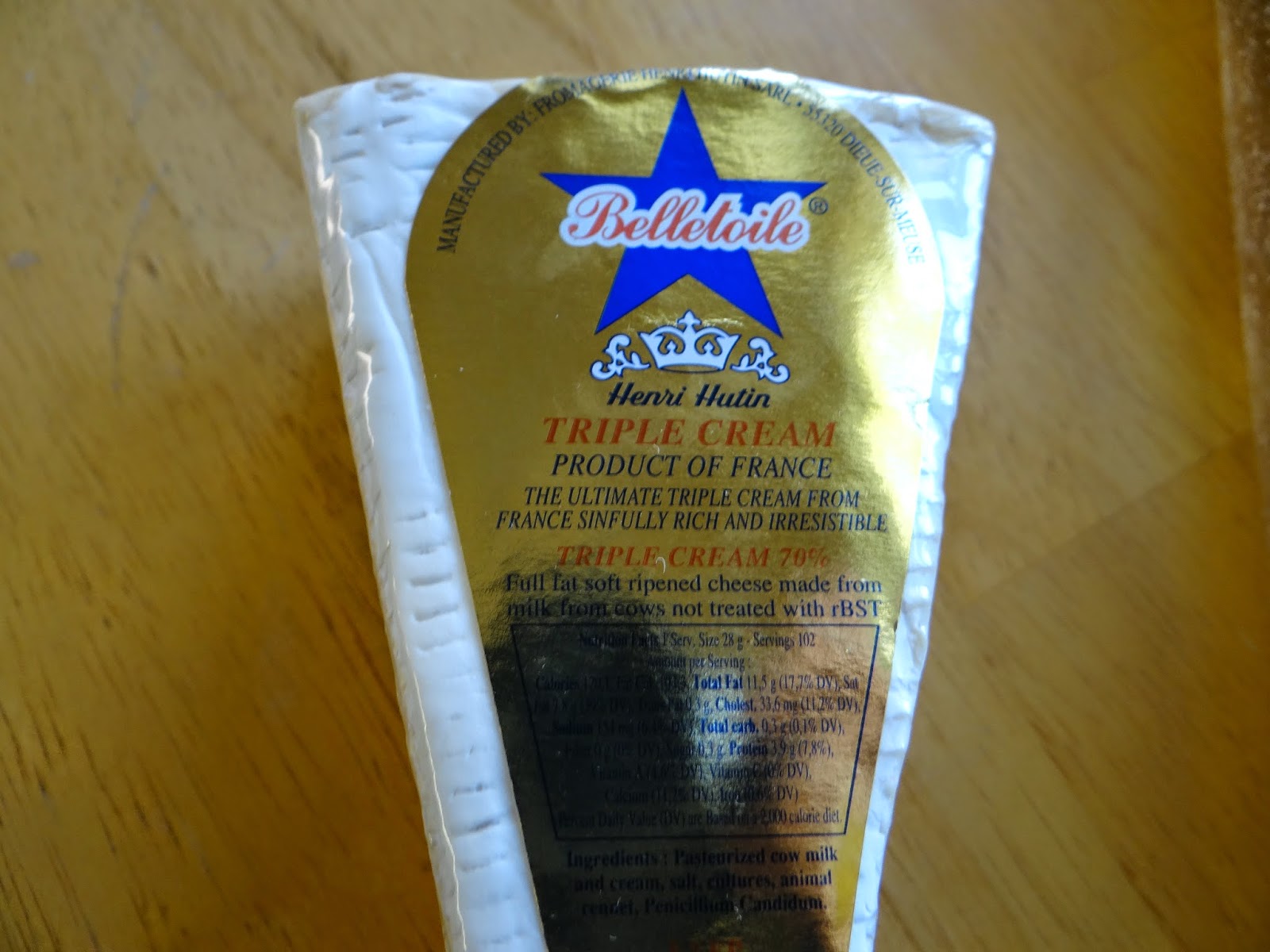 Trader Joe's 365 Day 101 Belletoile Triple Cream Brie (cheese)