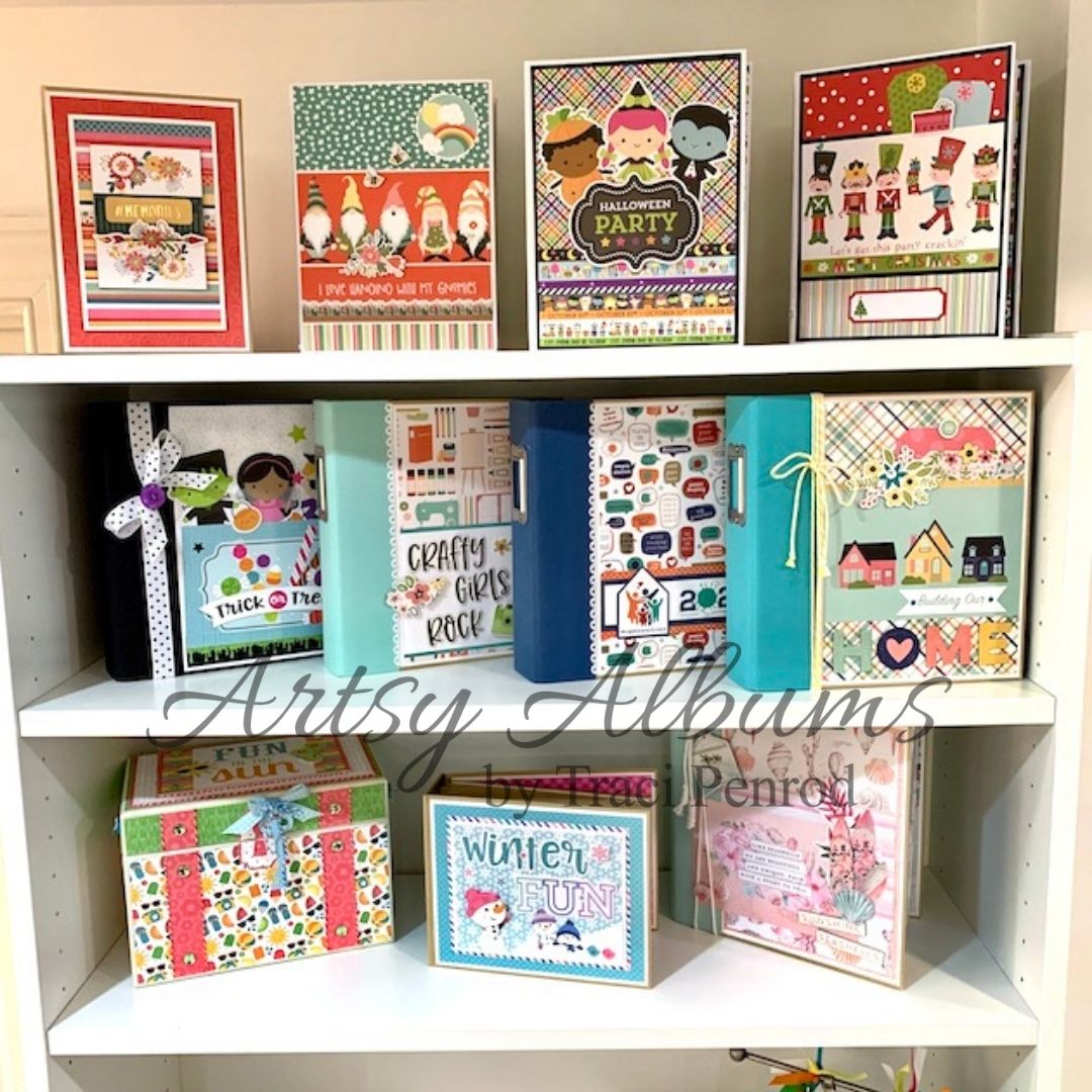 Artsy Albums Scrapbook Album and Page Layout Kits by Traci Penrod How