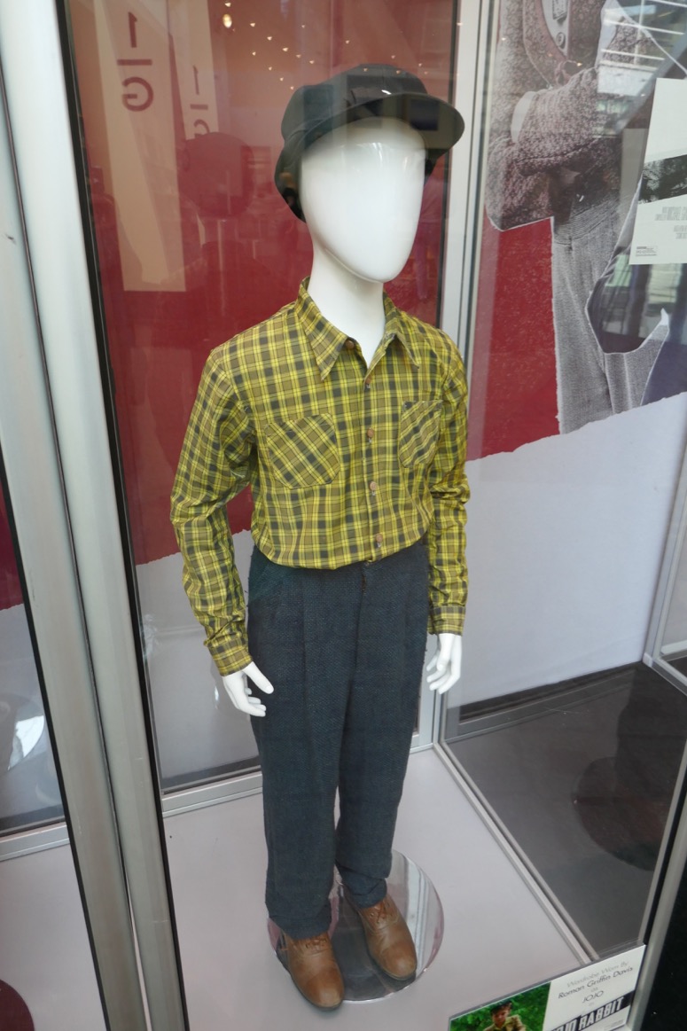 Hollywood Movie Costumes and Props Jojo Rabbit movie costumes on display... Original film