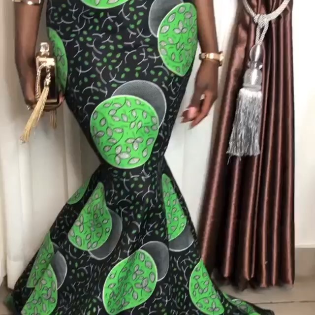 Latest Ankara Long Gown Styles 2019 for Ladies