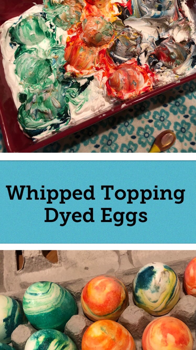 Midwest Family Food and Fun Whipped Topping Dyed Eggs