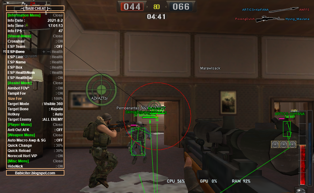 Cheat points