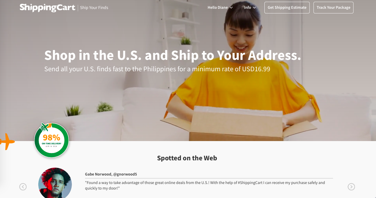 My Shipping Cart Experience The Second Time Around diane wants to write