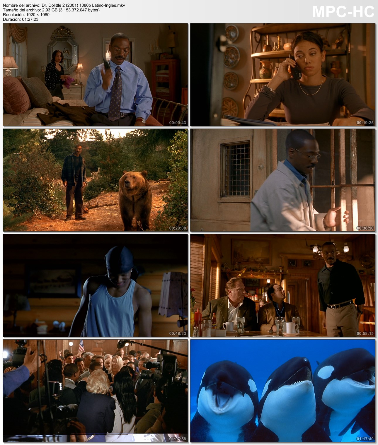 Film Docteur Dolittle 2 Dr. Dolittle 2 (2001) 1080p-720p Latino-Ingles - La Mega Descarga