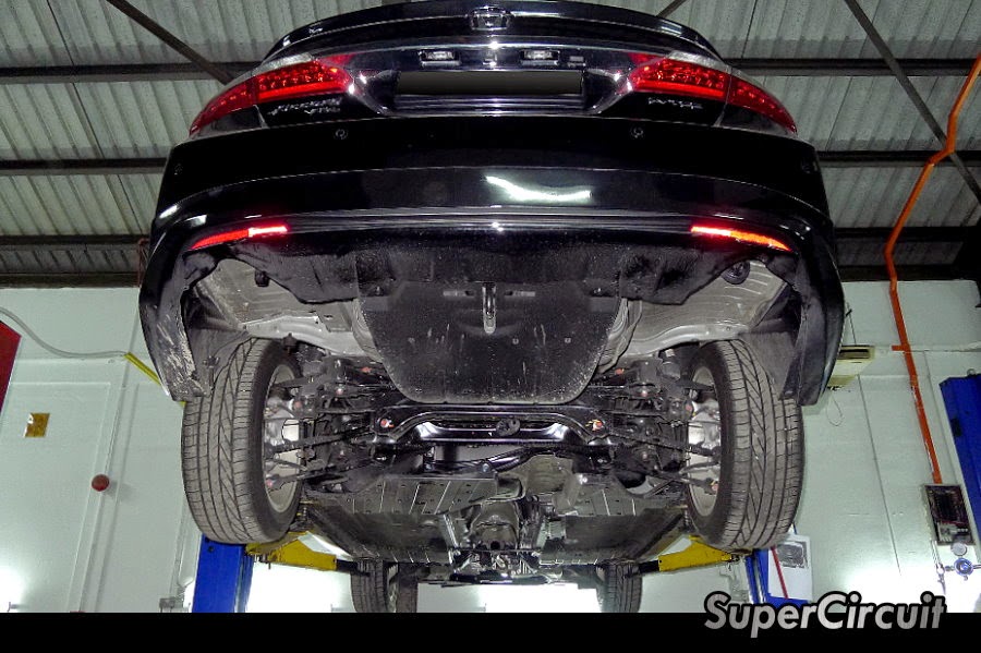 SUPERCIRCUIT Exhaust Pro Shop: Twin Exhaust 2014 Honda Accord 2.0 with