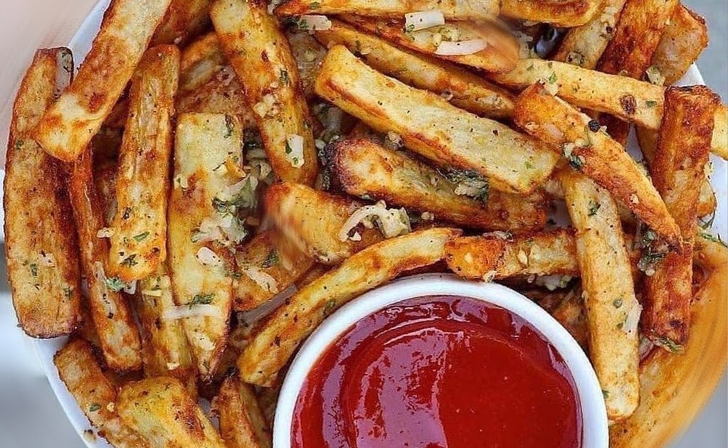 Baked Garlic Parmesan French Fries