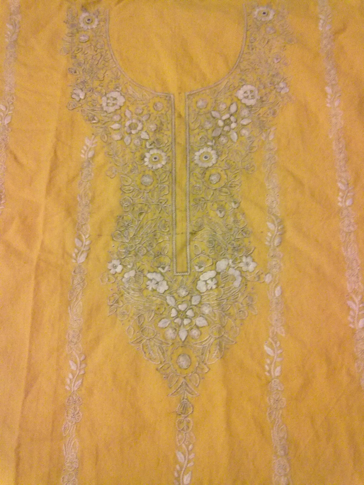 Degora Collection: Multani Hand Embroidery - Dull Chiffon (Unstitched )