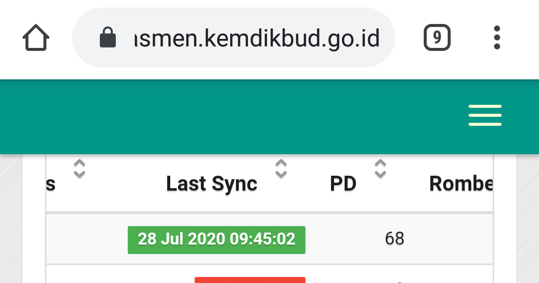 Cek Sinkron Dapodik 2021 INFO DAPODIK