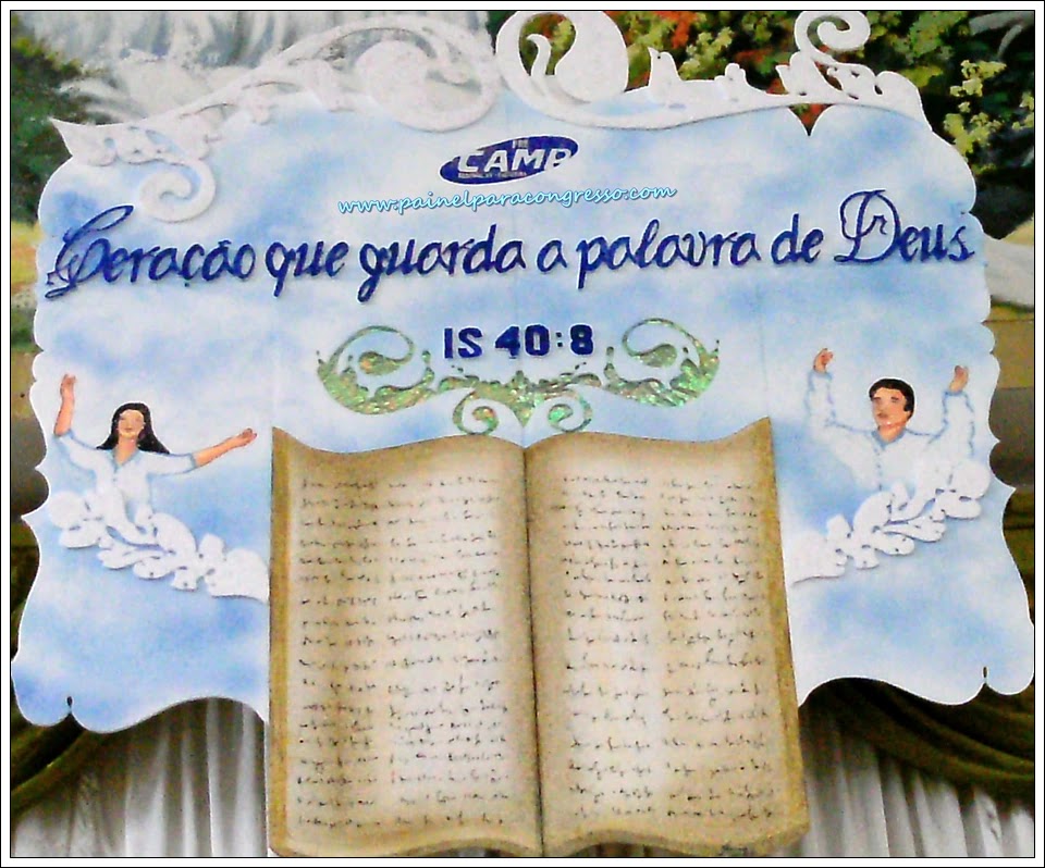 Tema desenhado para festividade de igreja / Isaías 40:8 Tema desenhado para festividade de igreja / Isaías 40:8