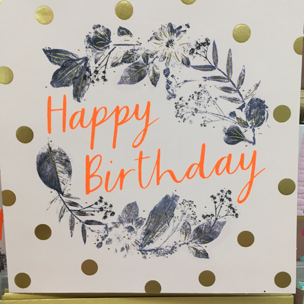 print & pattern GREETINGS CARDS sainsbury's