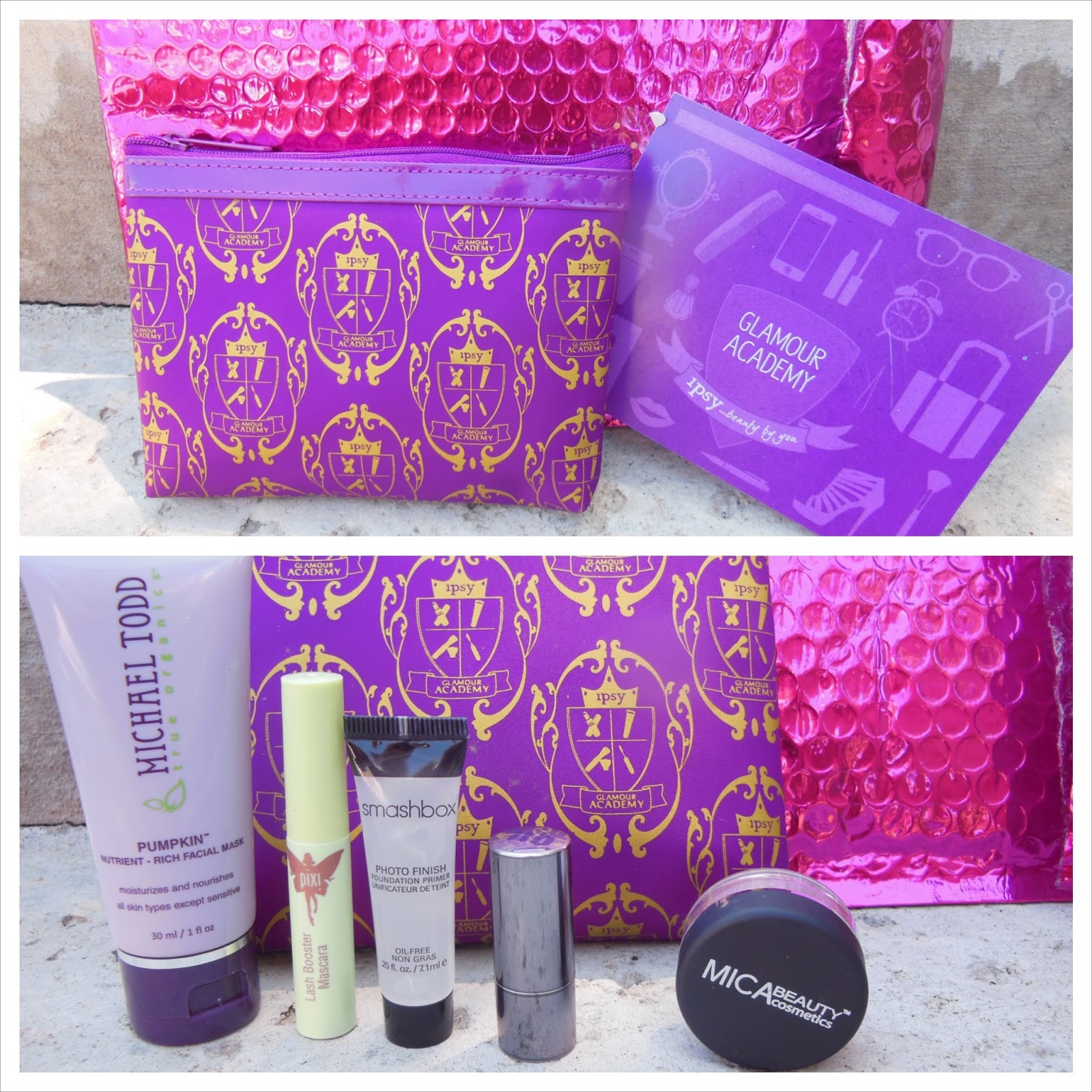 Cosmetic Queen Blog August Ipsy Bag Glamour Academy