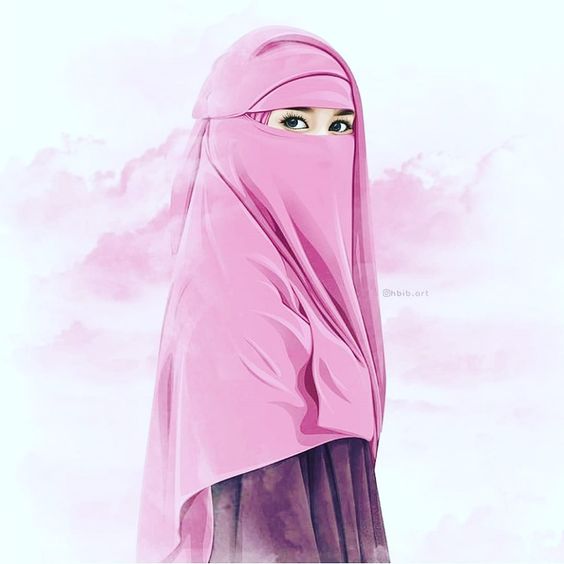 Gambar kartun muslimah