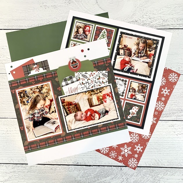 Simple and Elegant Holiday and Scrapbook Page Ideas with the