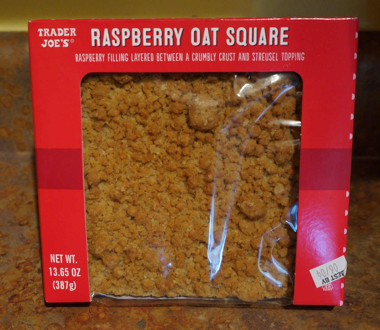 Exploring Trader Joe's Trader Joe's Raspberry Oat Square
