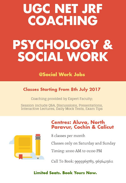 UGC NET JRF Social Work & Psychology Coaching Classes By Social Work Jobs