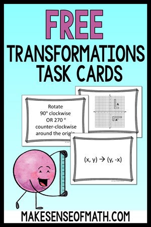 Free Transformation Task Cards