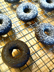 Wonderfully moist, these chocolatey decadent cake doughnuts can be made in about 30 minutes. Baked Chocolate Cake Doughnuts - Slice of Southern