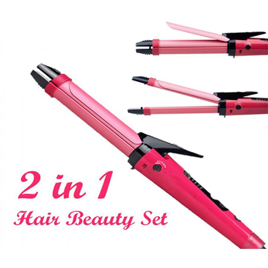braun hair straightener and curler
