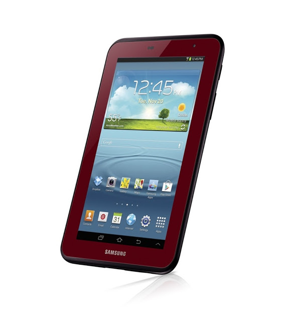 Spesifikasi Samsung Galaxy Tab 2 7.0 Red Color