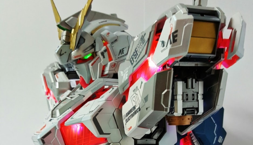 Painted Build: 1/35 Unicorn Gundam Bust