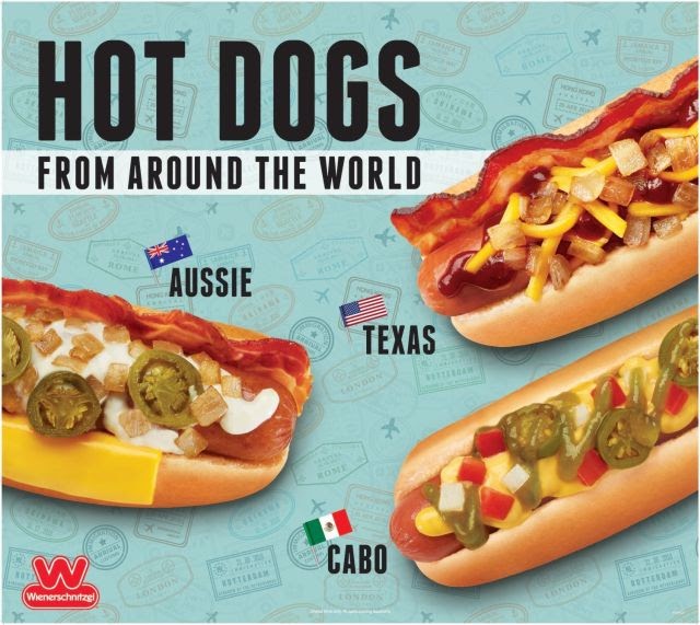 Wienerschnitzel Trots Out "Hot Dogs from Around the World" Menu