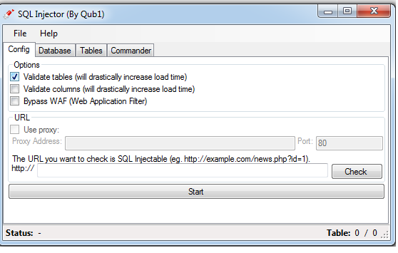 SQL Injector v1.0.0.2 By Qub1 2019