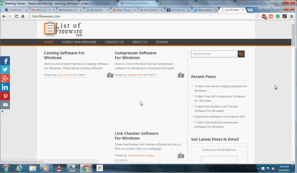 15 Best Free Online Screen Sharing sites Tricks by Rjdeep