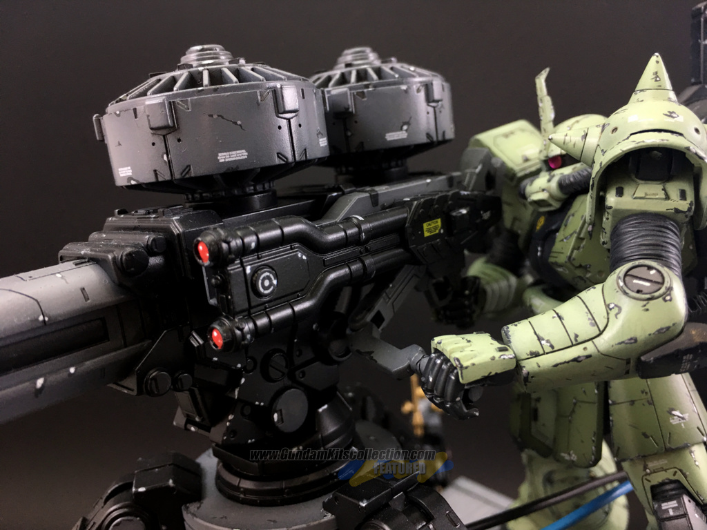 Custom Build HG 1/144 Zaku II + Big Gun [Gundam Thunderbolt] "The Last