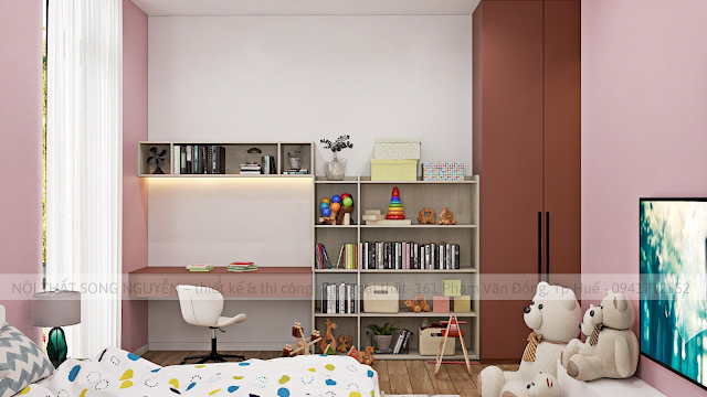 Thiết kế phòng ngủ đẹp Song Nguyễn